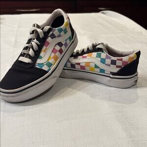 Vans Old Skool Rainbow Skater Shoes(Kids) Size 13